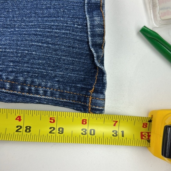 Apple Bottom Women's Stretch Straight Leg Blue Jean - Picture 7 of 11